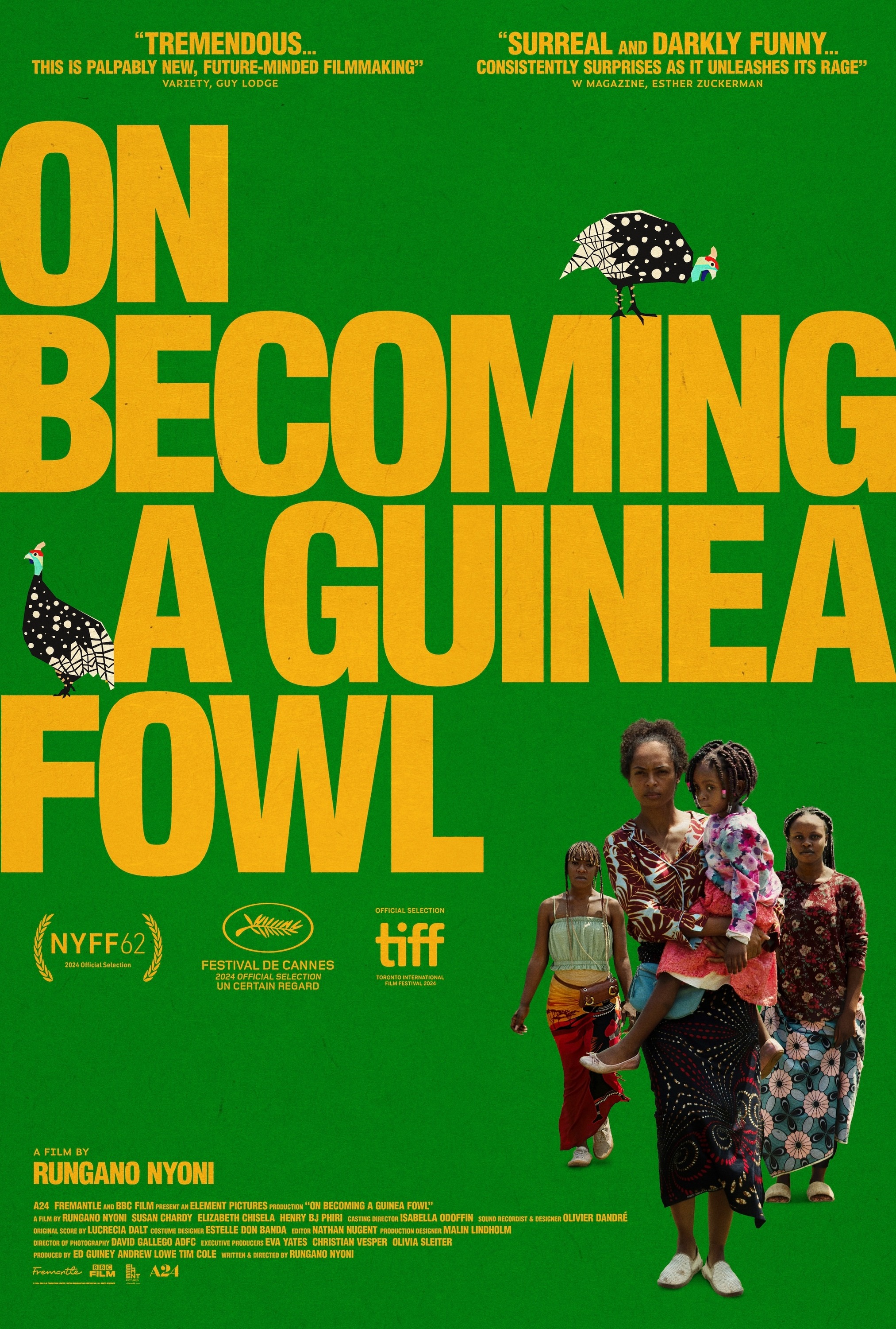 Mega Sized Movie Poster Image for On Becoming a Guinea Fowl 