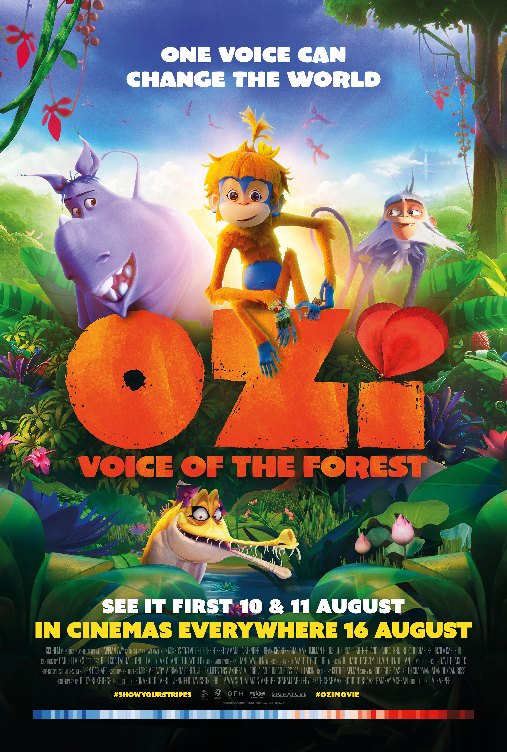 Mega Sized Movie Poster Image for Ozi: Voice of the Forest (#1 of 2)