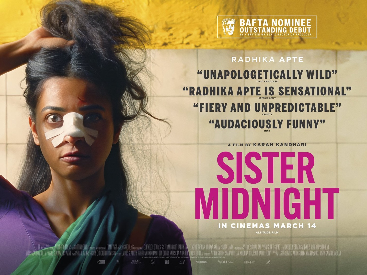 Extra Large Movie Poster Image for Sister Midnight 