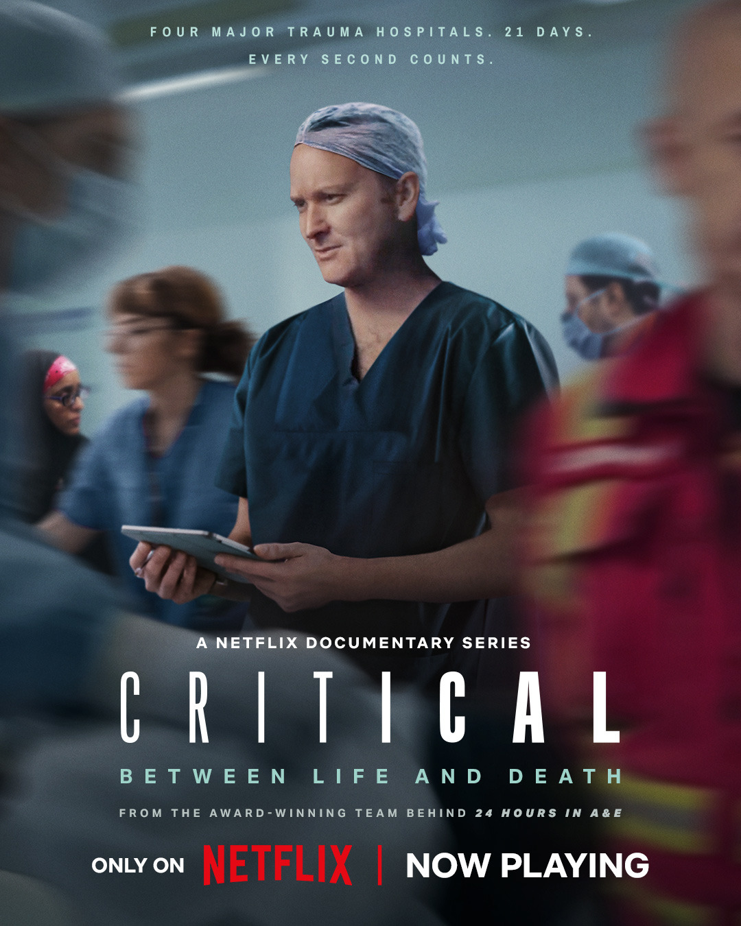 Extra Large TV Poster Image for Critical: Between Life and Death 