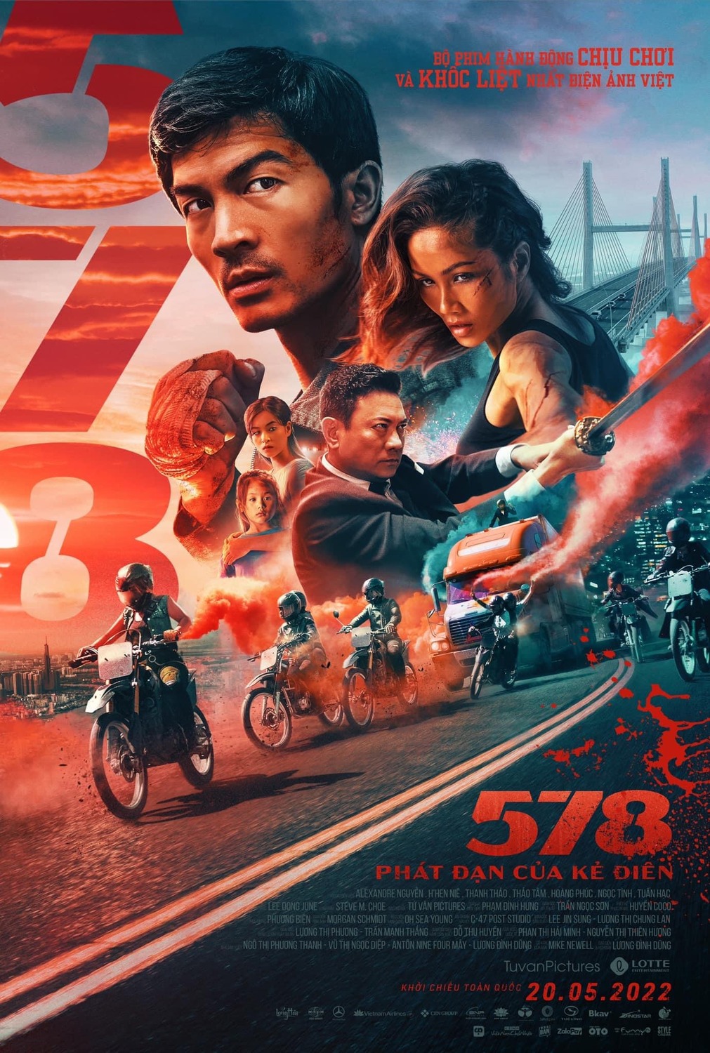 Extra Large Movie Poster Image for 578: Phat dan cua ke dien (#2 of 2)
