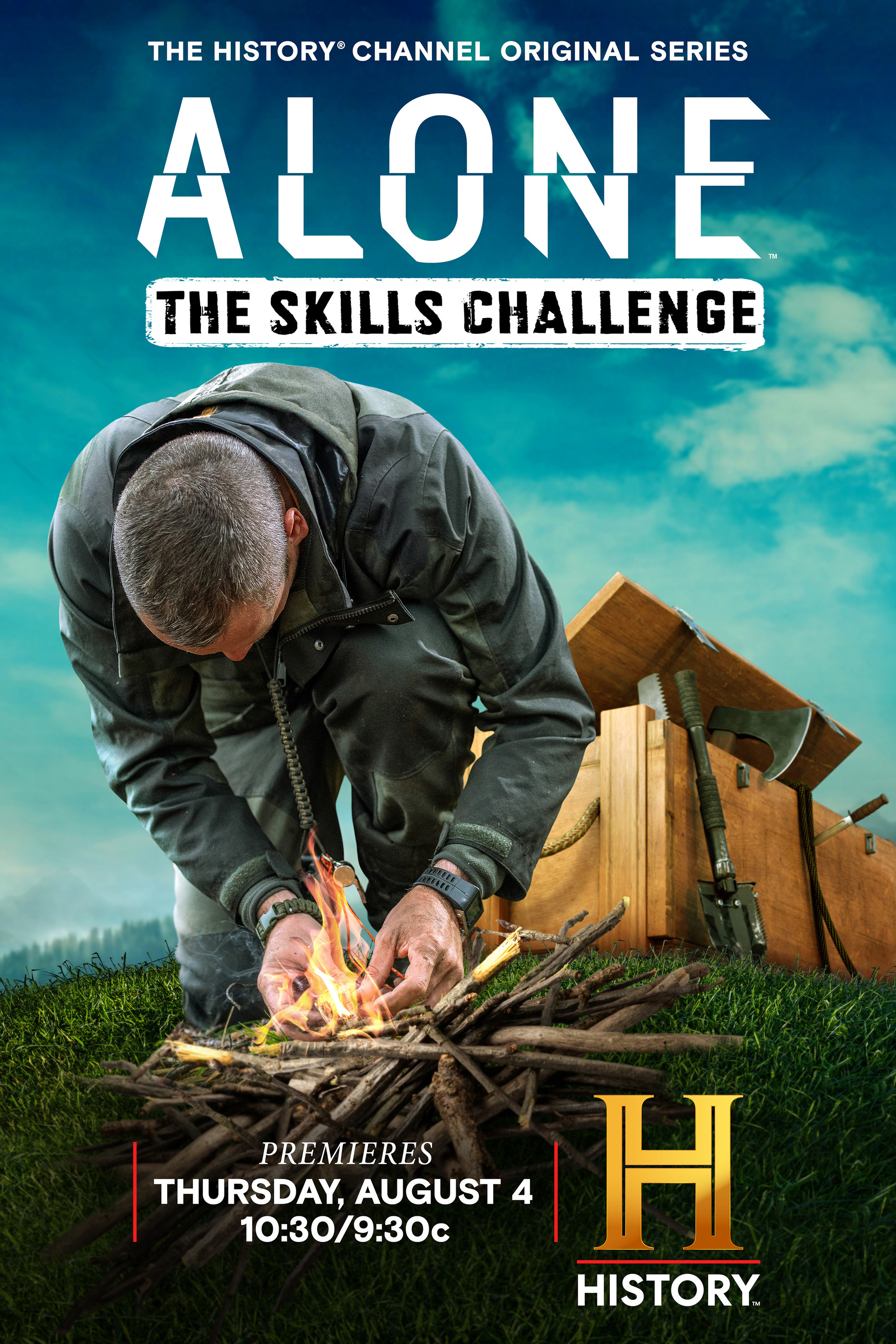 Mega Sized TV Poster Image for Alone: The Skills Challenge 