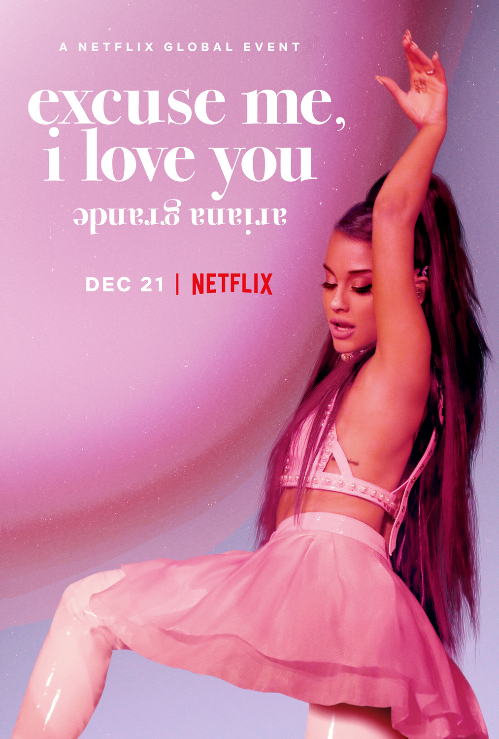 Extra Large TV Poster Image for Ariana Grande: Excuse Me, I Love You 