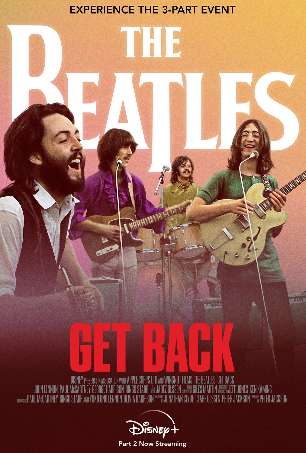 Extra Large TV Poster Image for The Beatles: Get Back (#2 of 4)