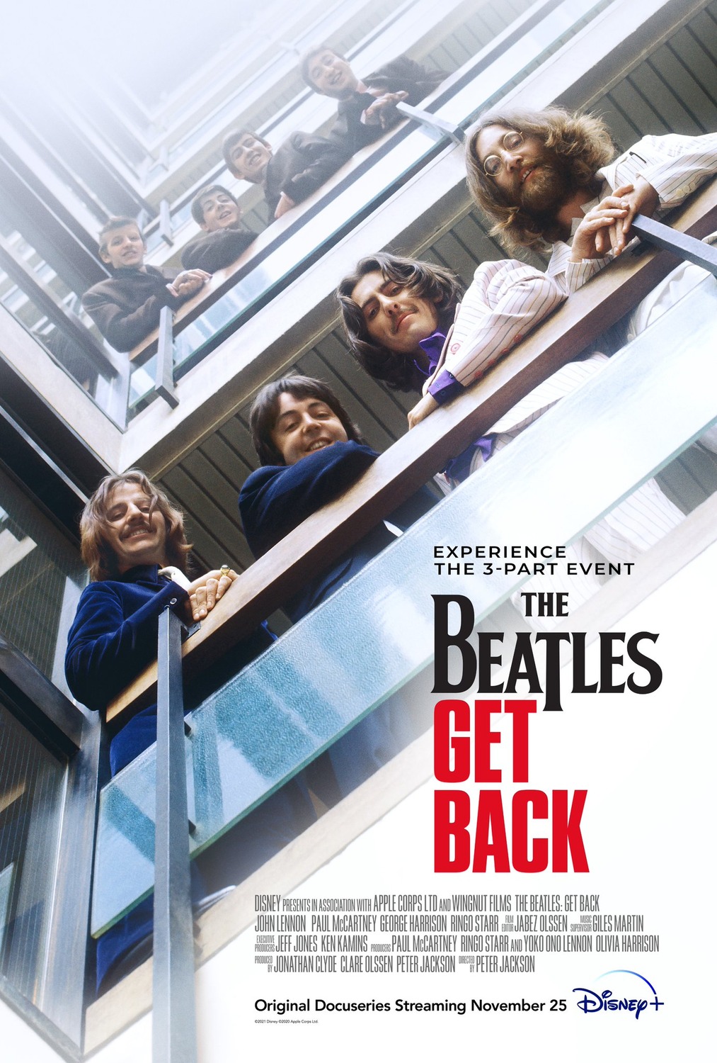 Extra Large TV Poster Image for The Beatles: Get Back (#1 of 4)