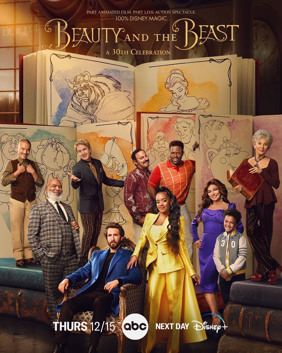 Extra Large TV Poster Image for Beauty and the Beast: A 30th Celebration (#2 of 12)
