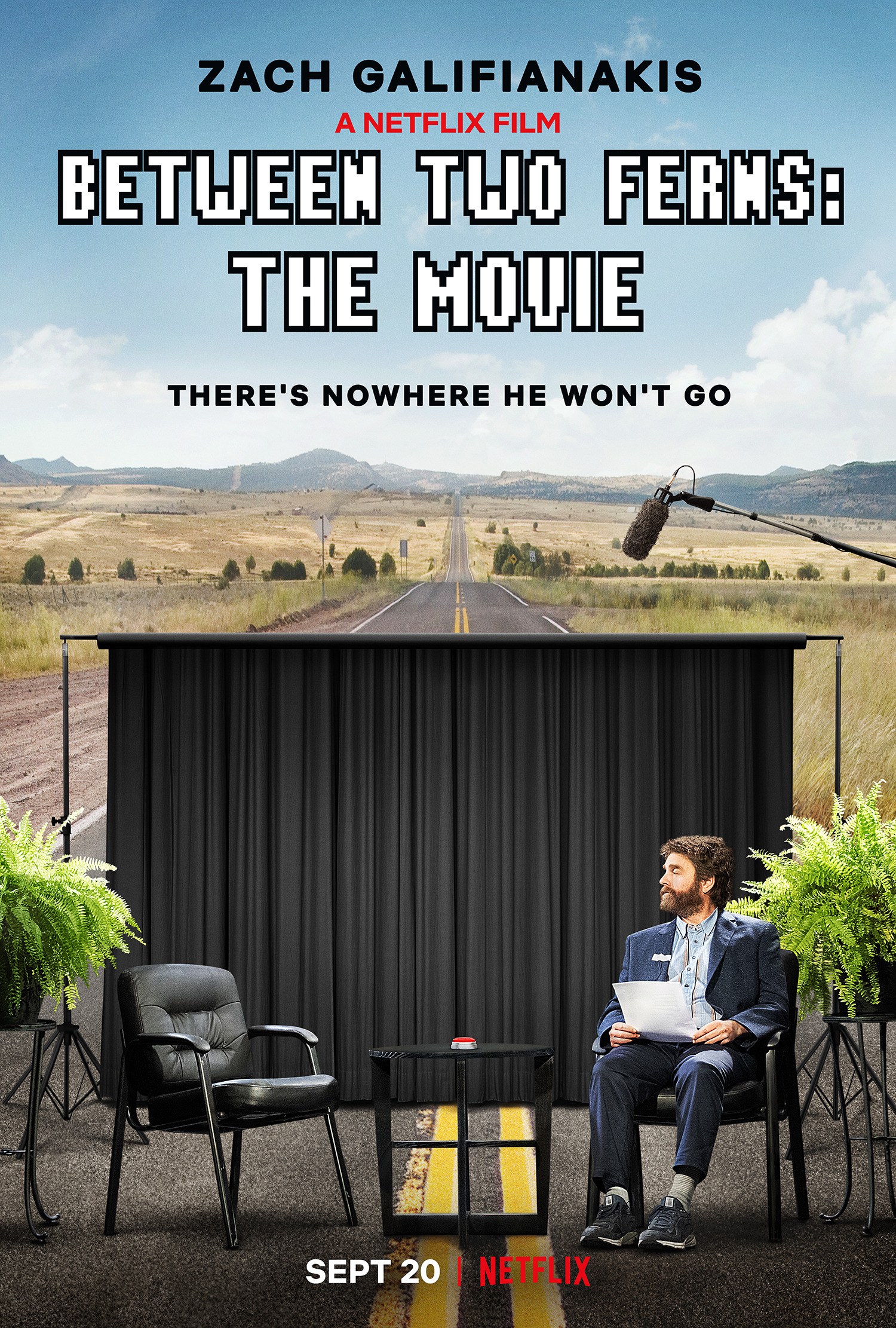 Mega Sized TV Poster Image for Between Two Ferns: The Movie (#1 of 2)