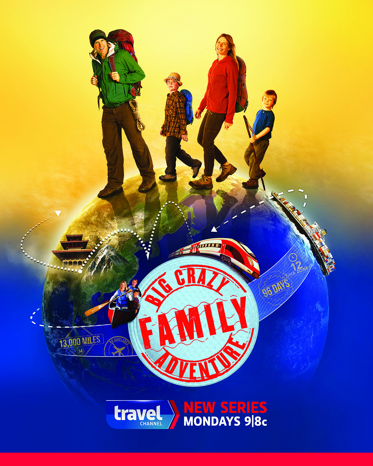 Extra Large TV Poster Image for Big Crazy Family Adventure 