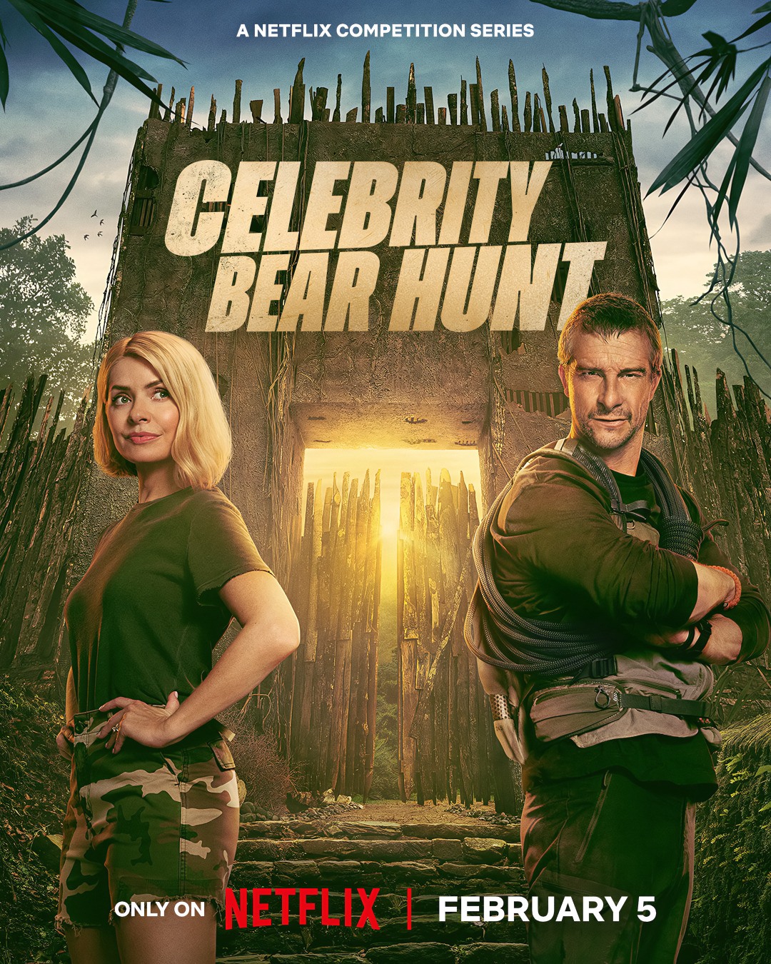 Extra Large TV Poster Image for Celebrity Bear Hunt (#1 of 2)