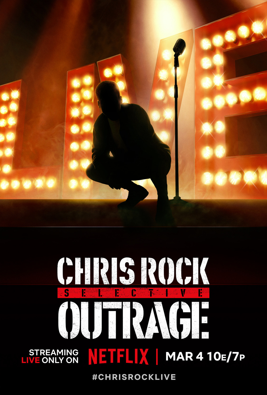 Extra Large TV Poster Image for Chris Rock: Selective Outrage (#1 of 2)