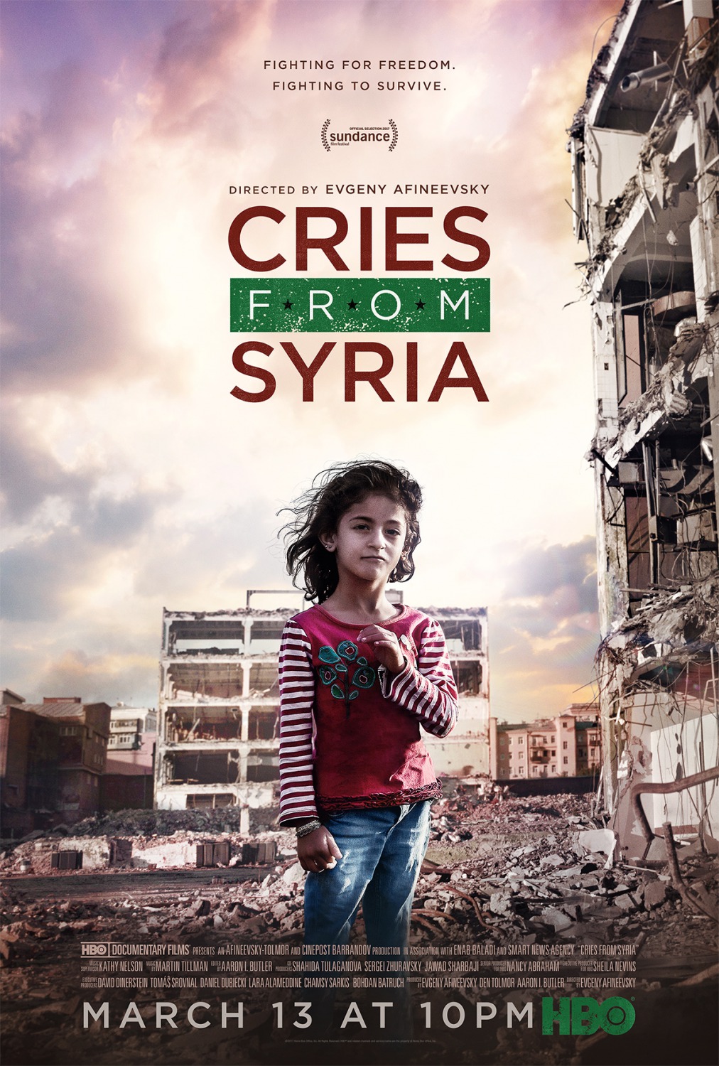 Extra Large TV Poster Image for Cries from Syria 