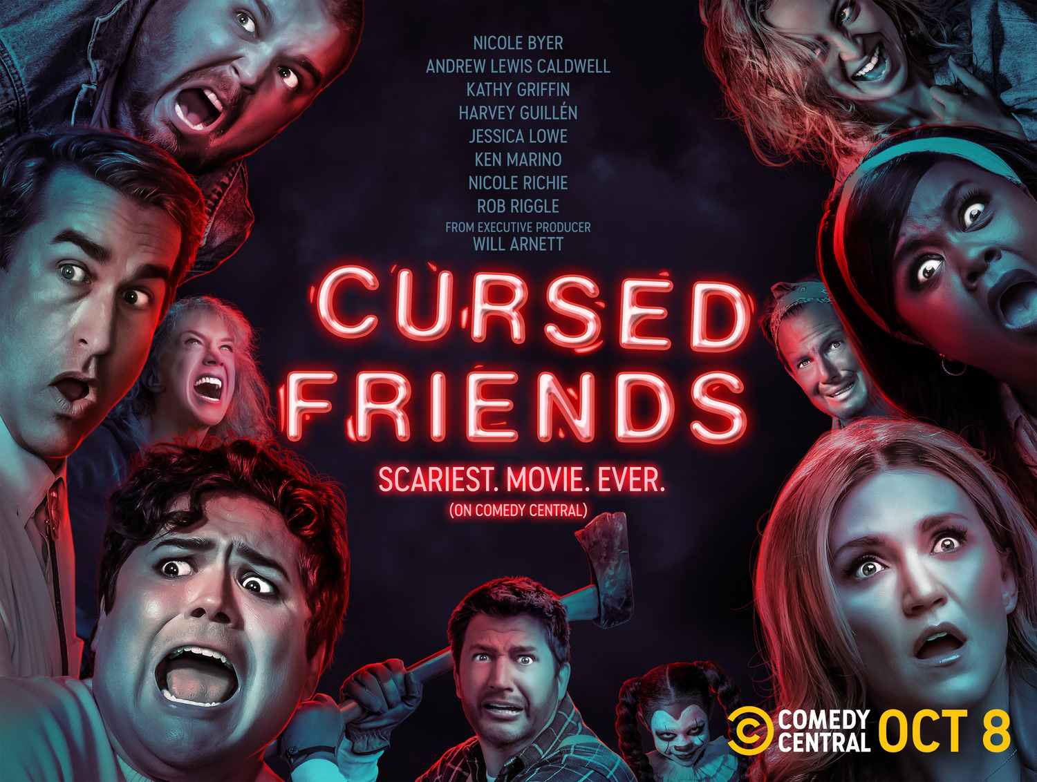 Extra Large TV Poster Image for Cursed Friends 