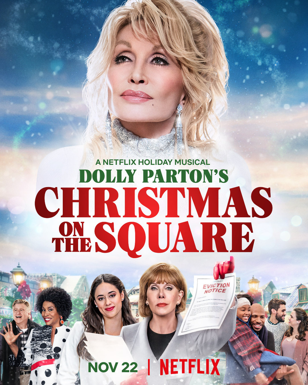Extra Large TV Poster Image for Dolly Parton's Christmas on the Square 