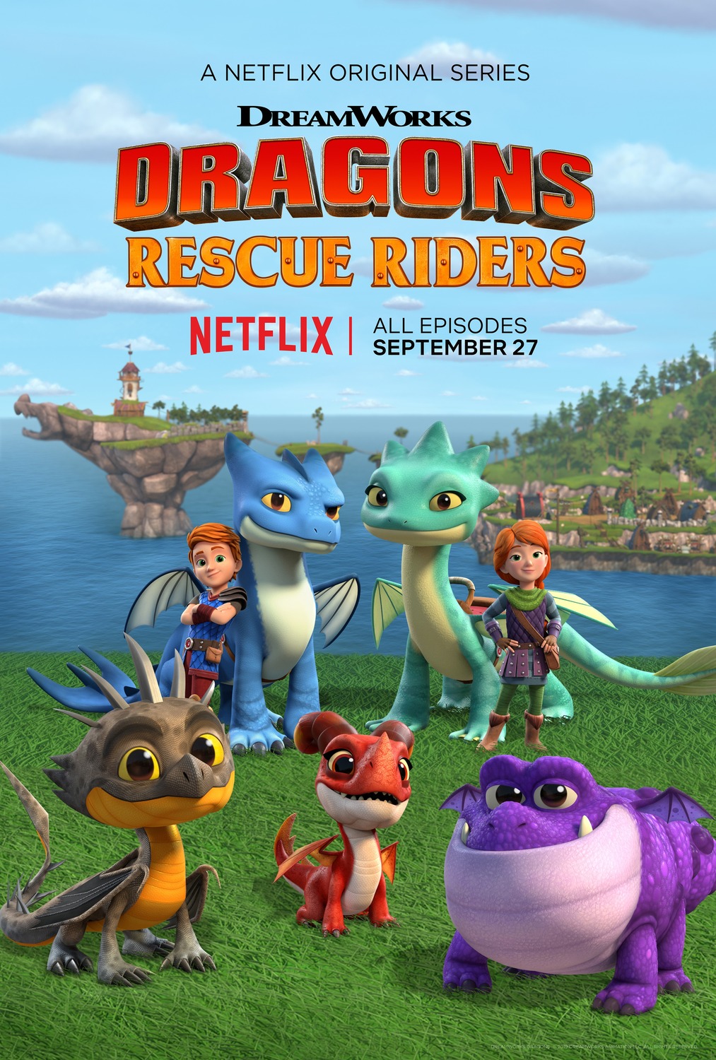 Extra Large TV Poster Image for Dragons: Rescue Riders (#1 of 6)