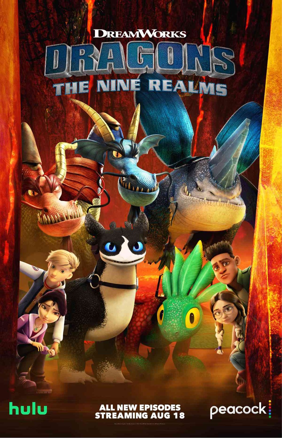 Extra Large TV Poster Image for Dragons: The Nine Realms (#3 of 8)