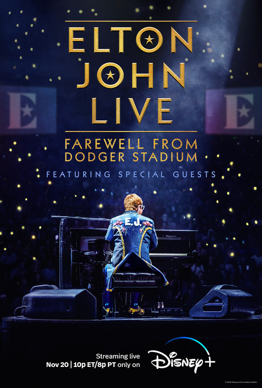 Elton John Live: Farewell from Dodger Stadium Movie Poster