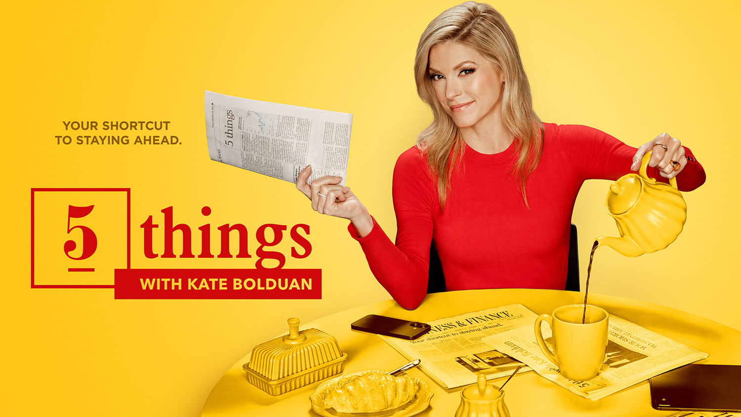 Extra Large TV Poster Image for 5 Things With Kate Bolduan 