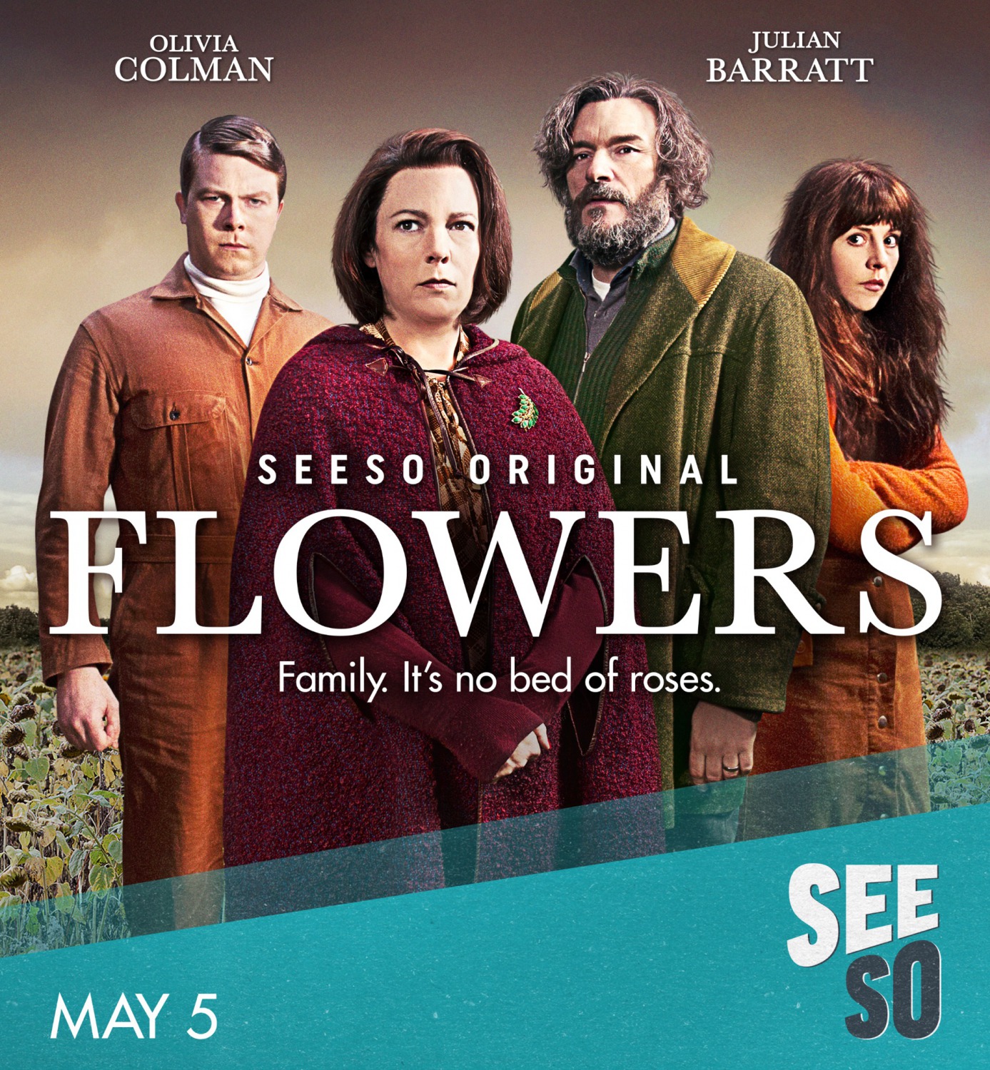 Extra Large TV Poster Image for Flowers 