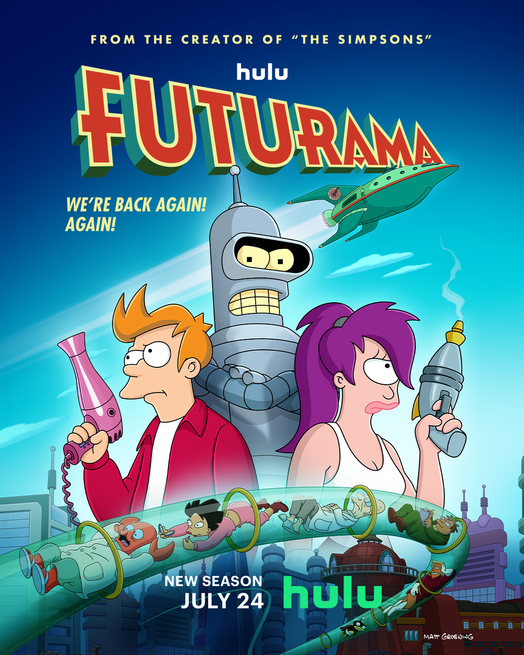 Extra Large TV Poster Image for Futurama (#4 of 5)
