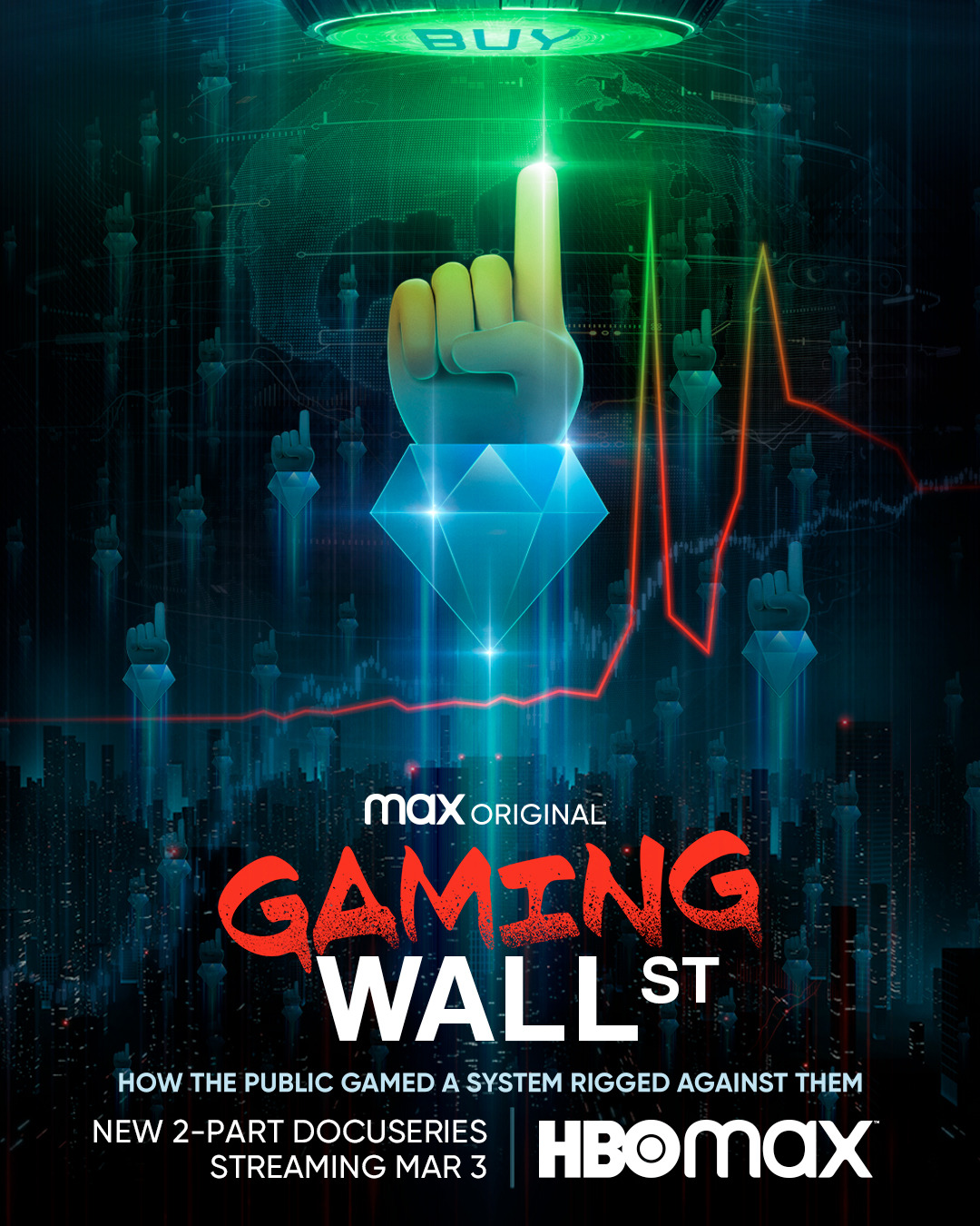 Extra Large TV Poster Image for Gaming Wall St 