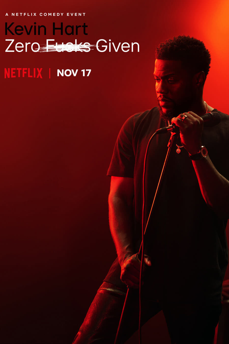 Extra Large TV Poster Image for Kevin Hart: Zero F**ks Given 