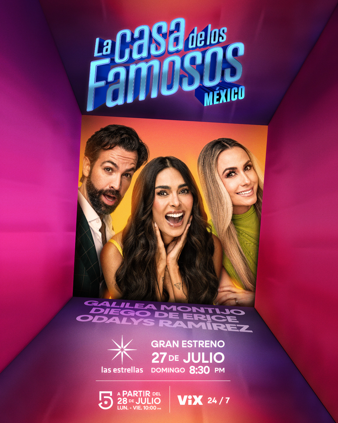 Extra Large TV Poster Image for La Casa de los Famosos (#3 of 19)