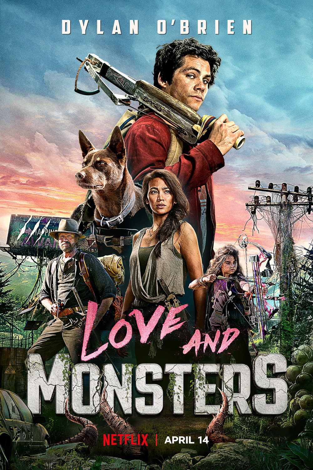 Extra Large TV Poster Image for Love and Monsters 
