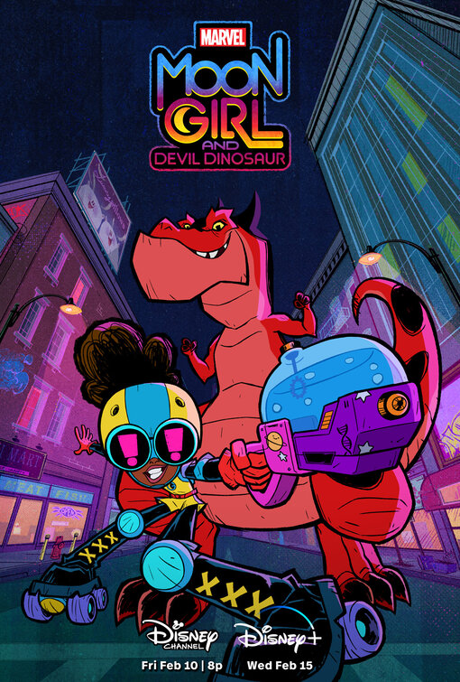 Marvel's Moon Girl and Devil Dinosaur Movie Poster