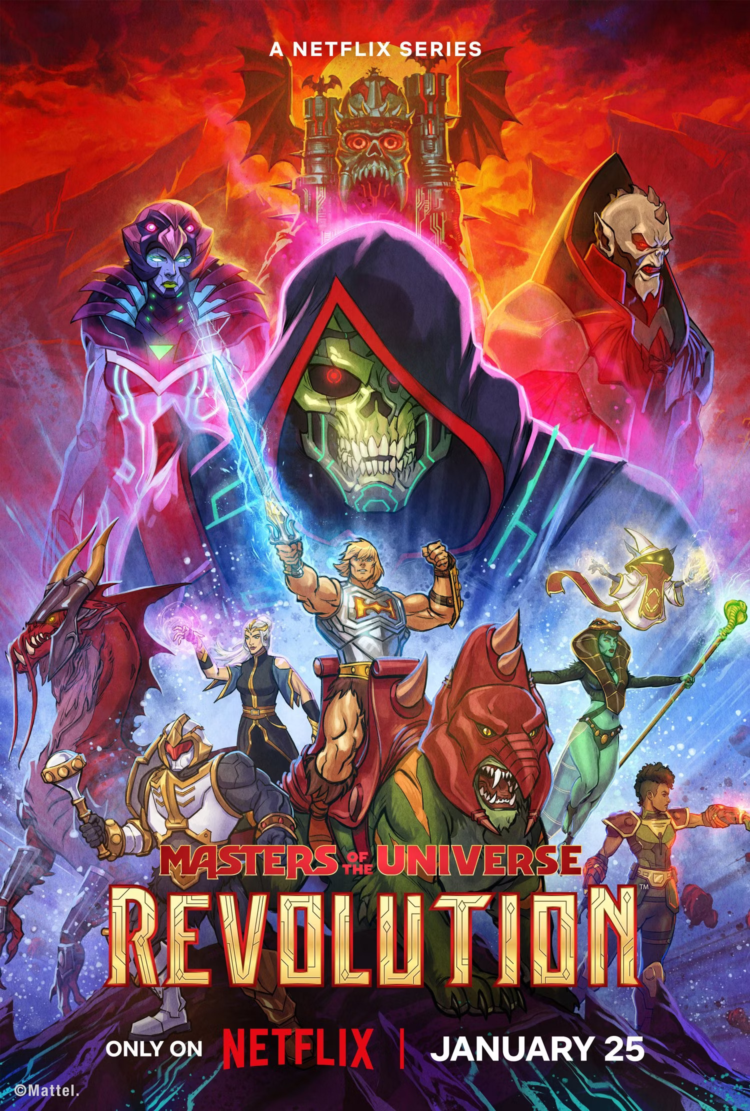 Mega Sized TV Poster Image for Masters of the Universe: Revolution 