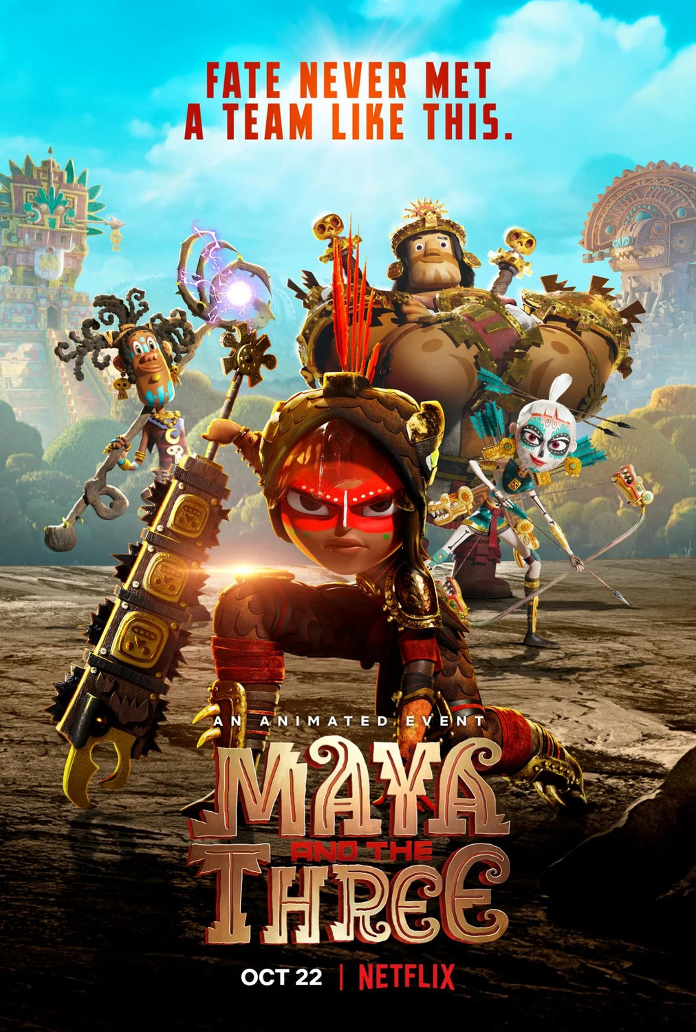 Extra Large Movie Poster Image for Maya and the Three 