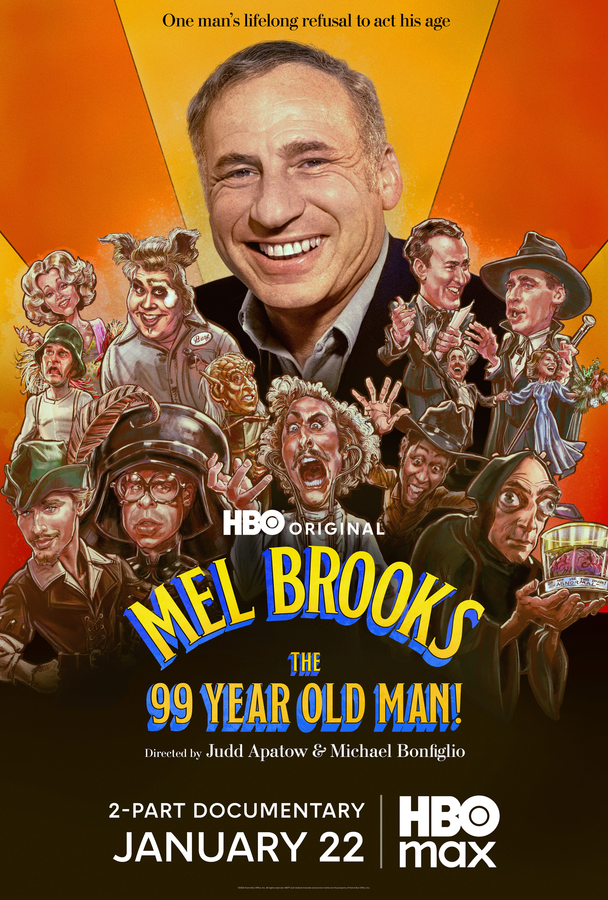 Mega Sized TV Poster Image for Mel Brooks: The 99 Year Old Man! 