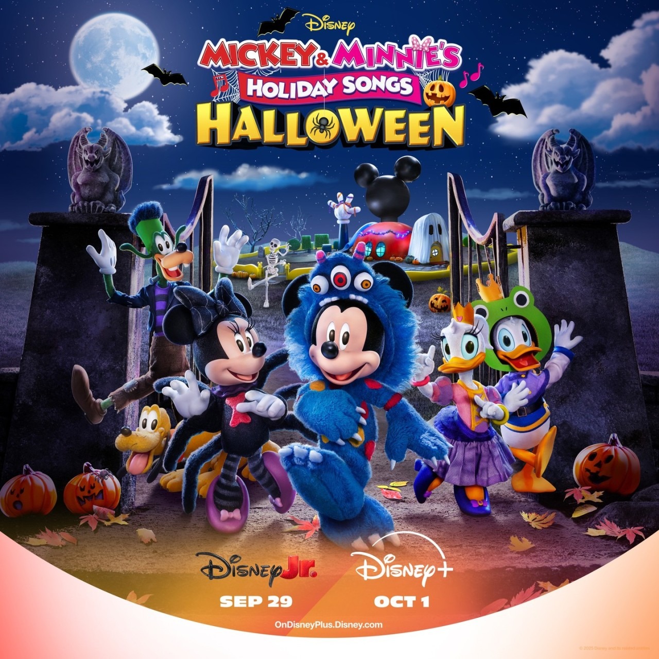 Extra Large TV Poster Image for Mickey & Minnie's Holiday Songs: Halloween 