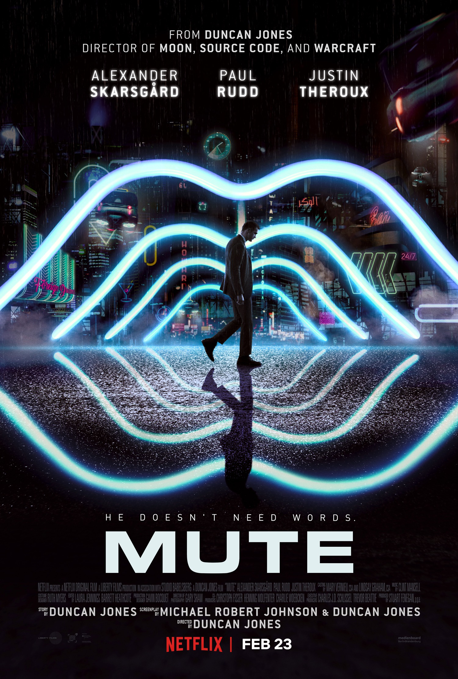 Mega Sized TV Poster Image for Mute (#1 of 2)