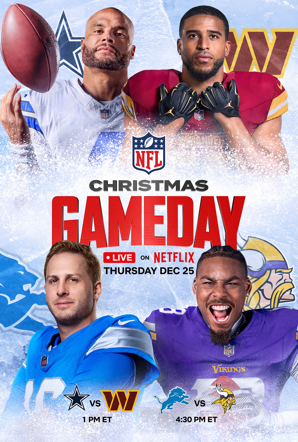 Extra Large TV Poster Image for NFL Christmas Gameday (#3 of 3)
