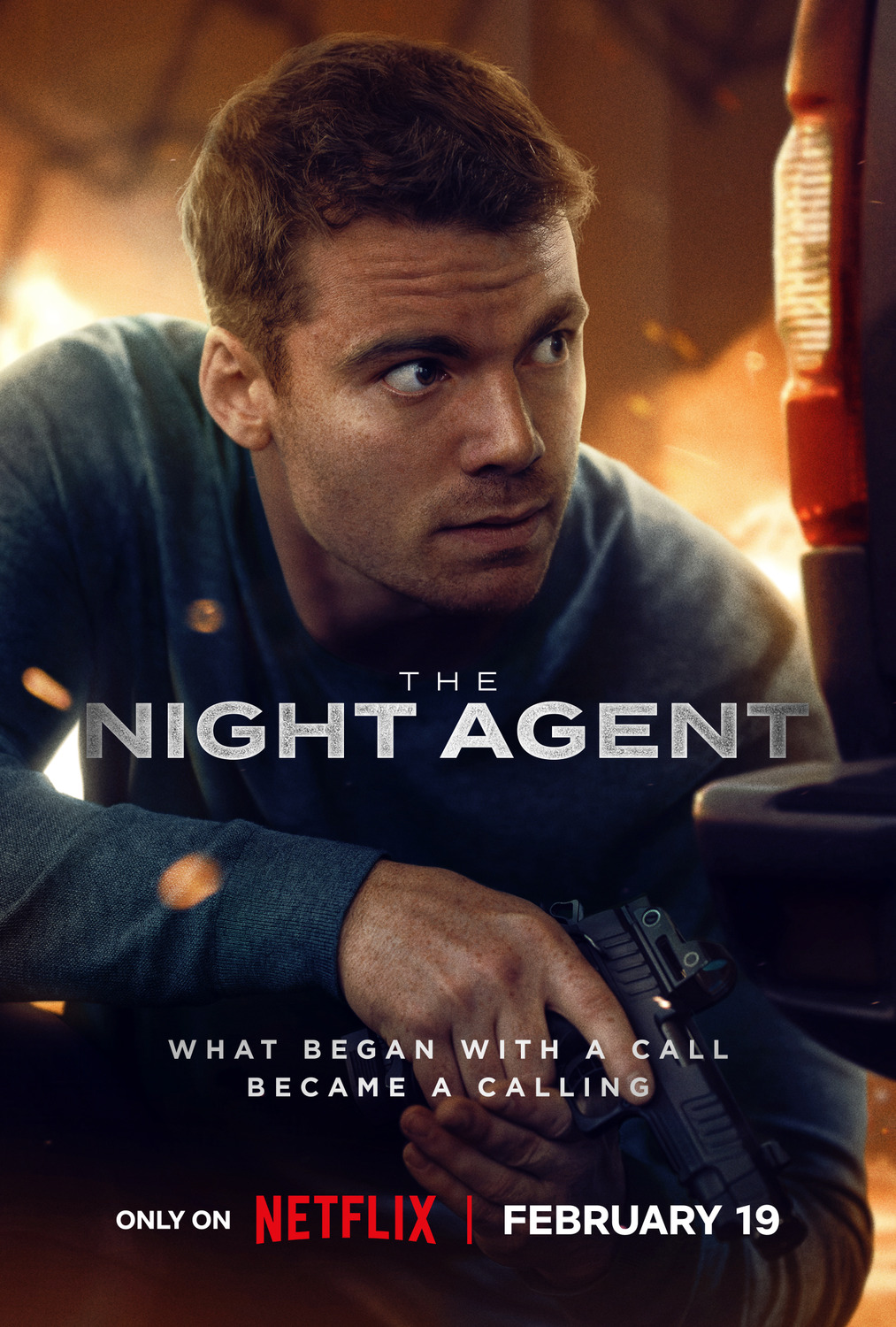 Extra Large TV Poster Image for The Night Agent (#3 of 3)