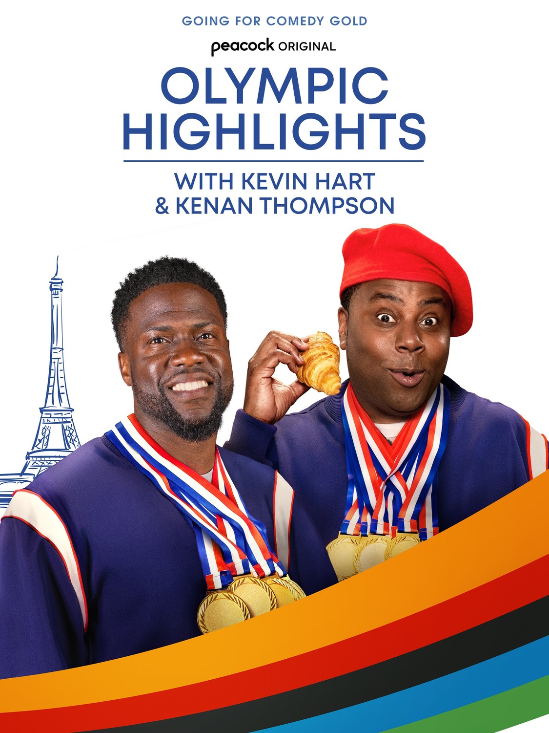 Extra Large TV Poster Image for Olympic Highlights with Kevin Hart and Kenan Thompson 