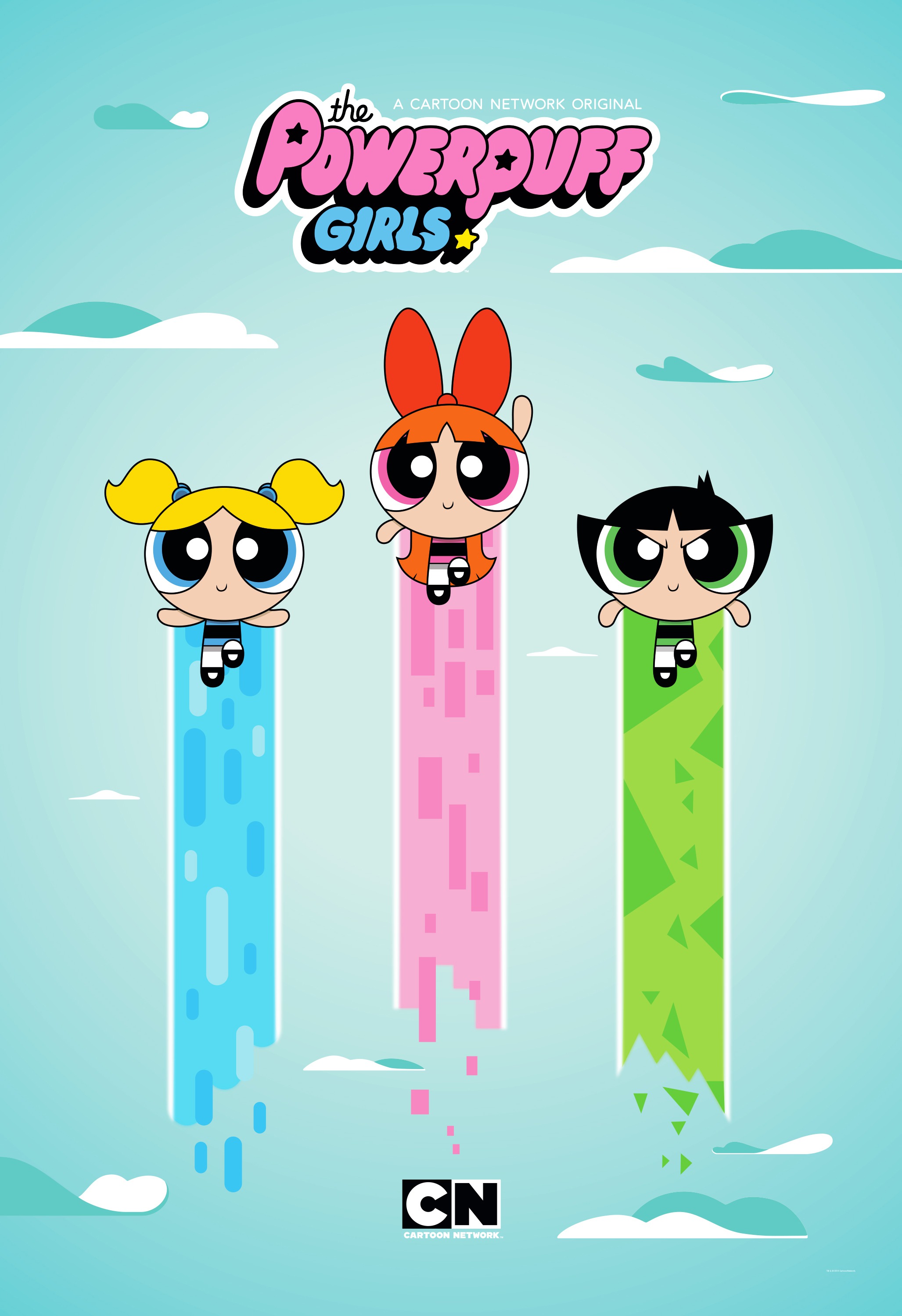 Mega Sized TV Poster Image for The Powerpuff Girls 