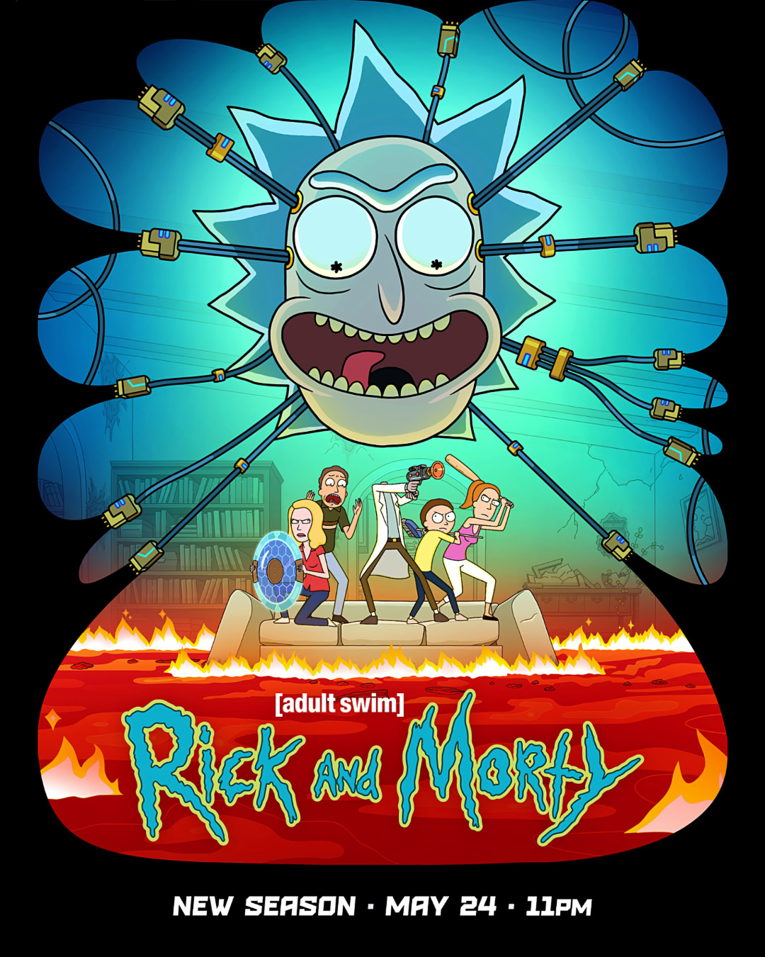 Extra Large TV Poster Image for Rick and Morty (#8 of 9)