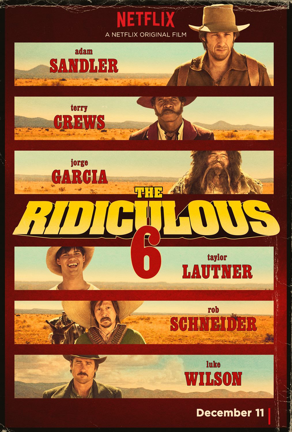Extra Large TV Poster Image for The Ridiculous 6 (#1 of 2)