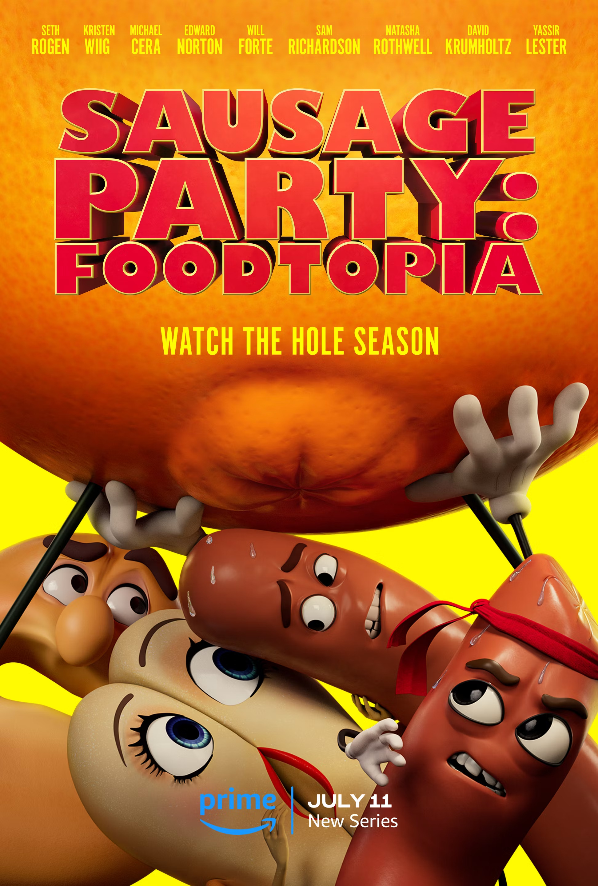 Mega Sized TV Poster Image for Sausage Party: Foodtopia (#1 of 2)