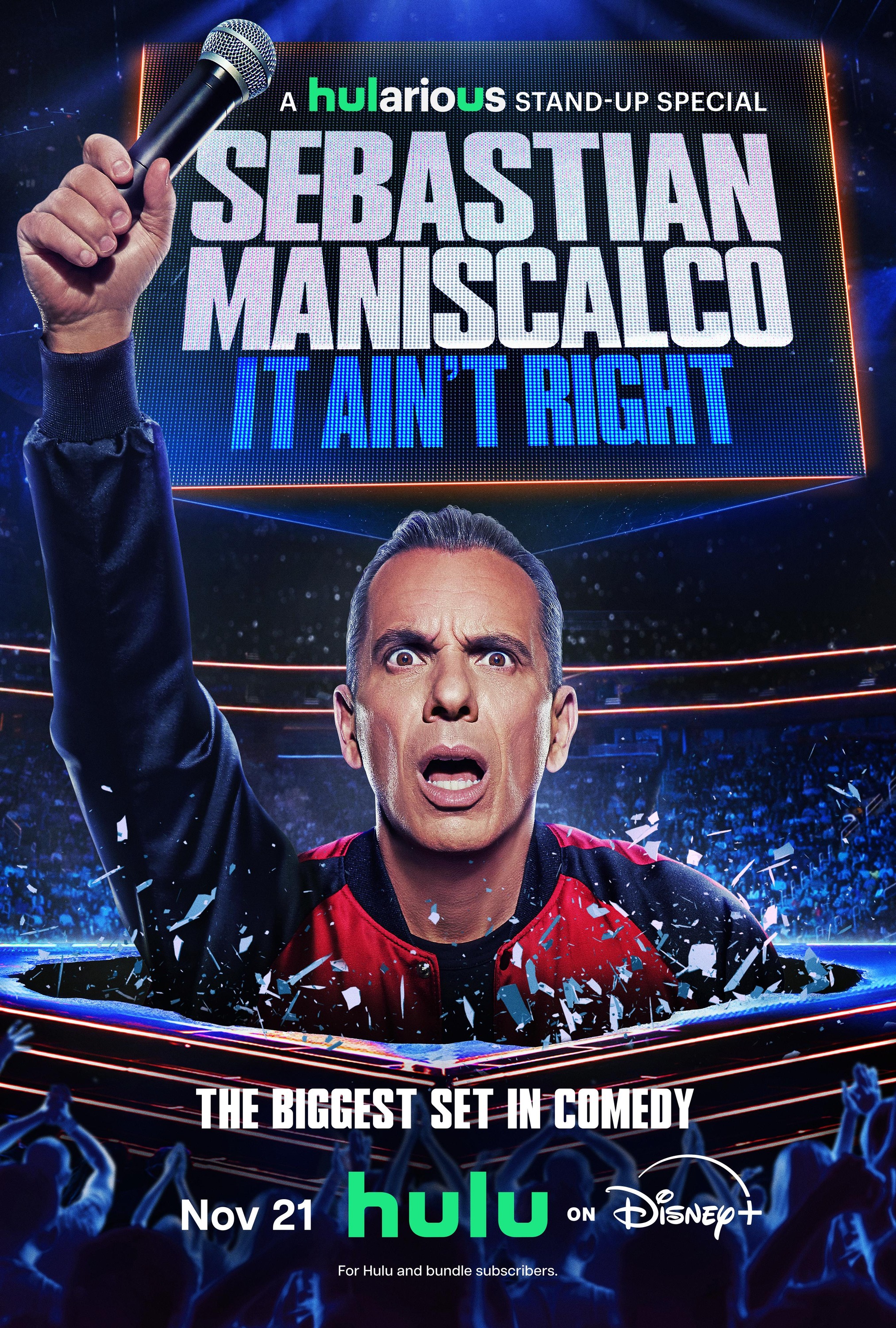 Mega Sized TV Poster Image for Sebastian Maniscalco: It Ain't Right 