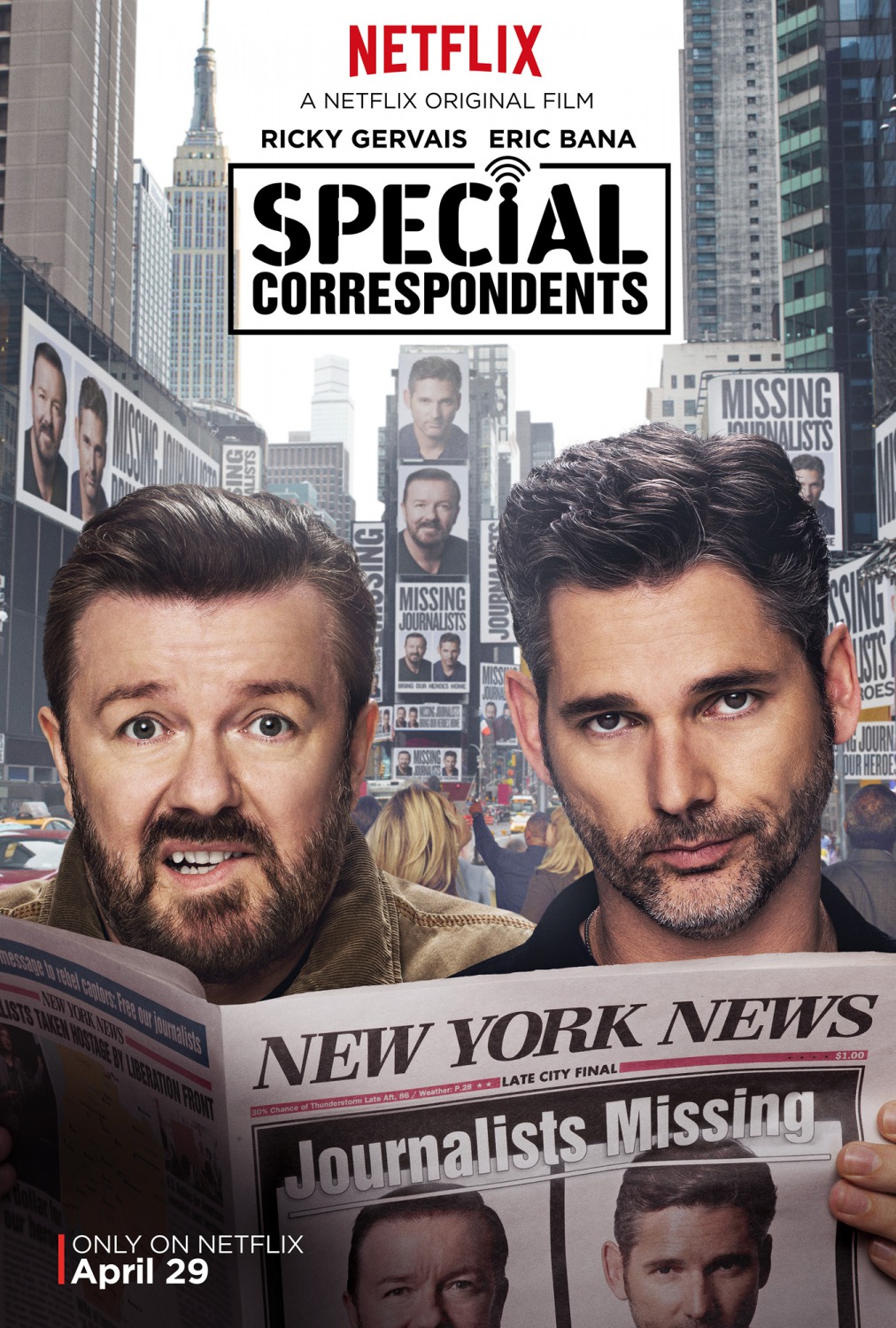 Extra Large TV Poster Image for Special Correspondents 