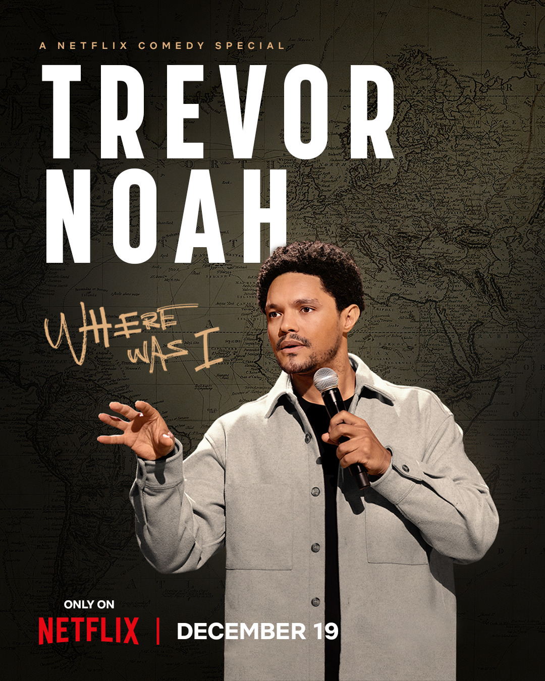 Extra Large TV Poster Image for Trevor Noah: Where Was I 