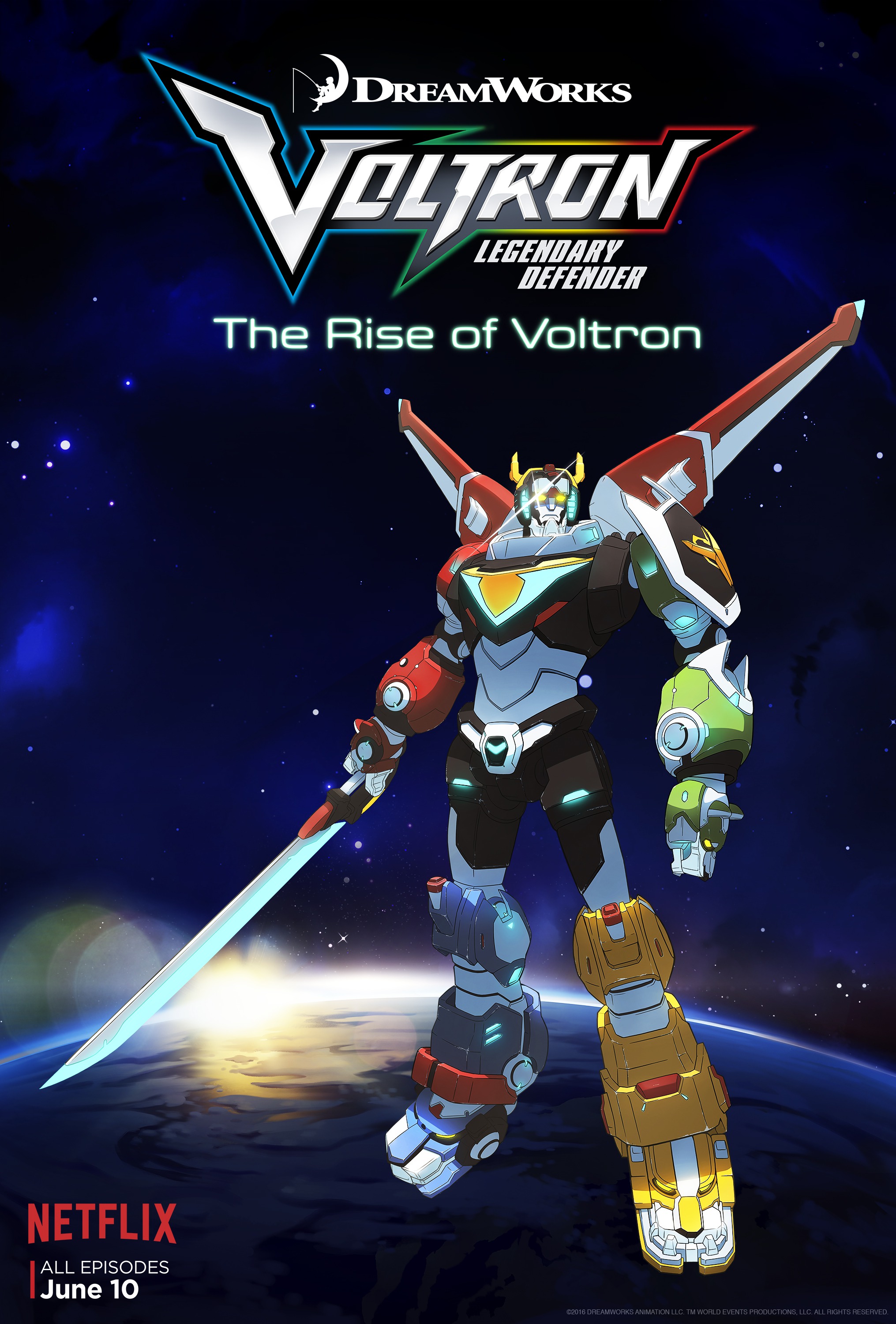 Mega Sized TV Poster Image for Voltron: Legendary Defender (#2 of 10)