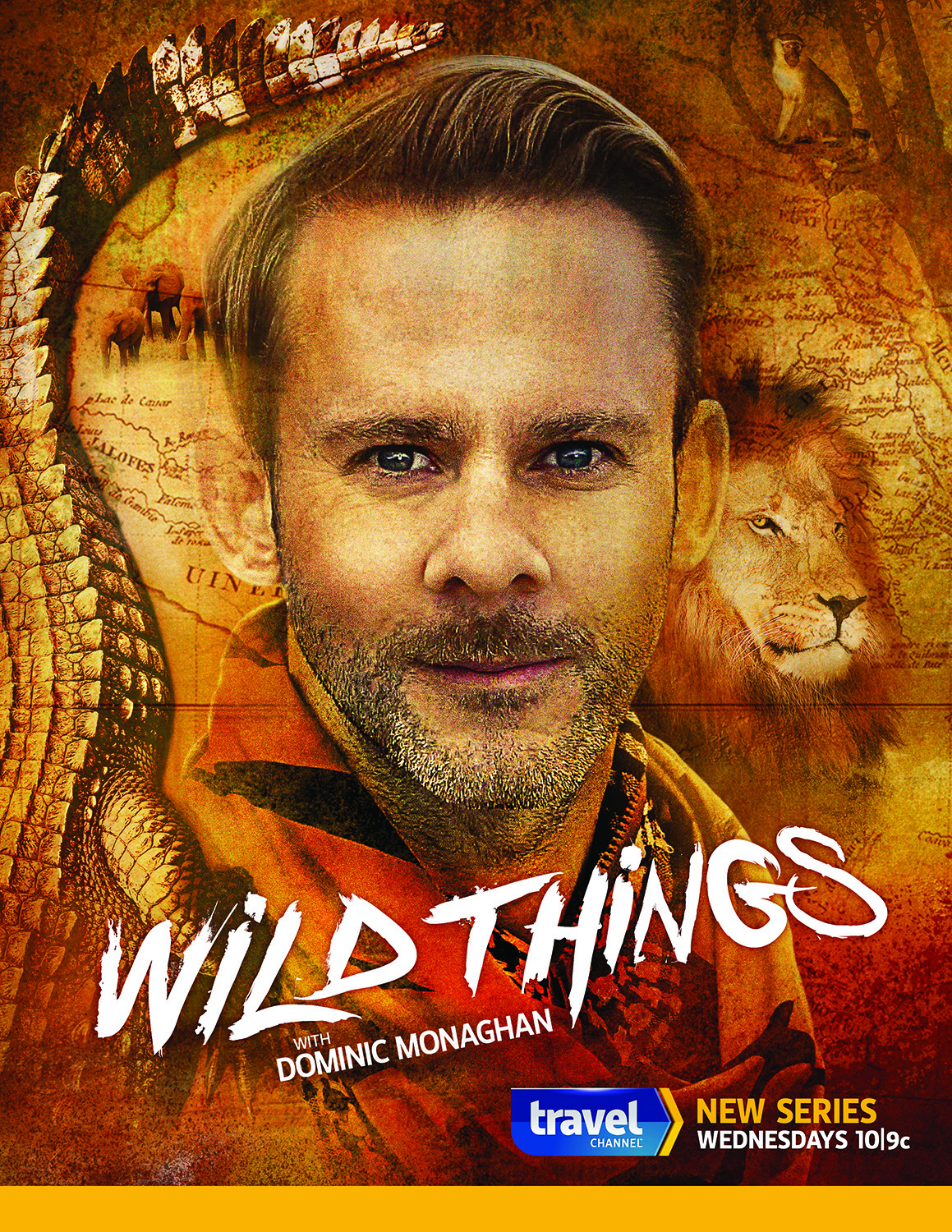 Extra Large TV Poster Image for Wild Things with Dominic Monaghan 