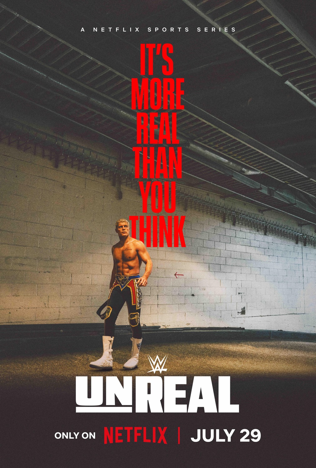 Extra Large TV Poster Image for WWE: Unreal (#1 of 4)